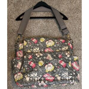 Pottery Barn Kids Diaper Bag Gray Floral Liberty London Backpack